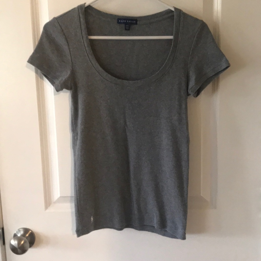 Ralph Lauren gray tee shirt
